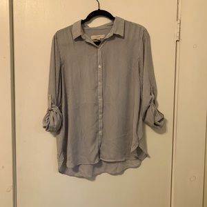 LOFT Striped Blouse